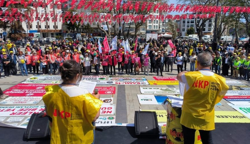 TTB, Sinop’taki “Nükleer Santrallara Hayır” Mitingine Katıldı: “Ekoloji Mücadelesi, Sağlıklı Kalmak Mücadelesidir”