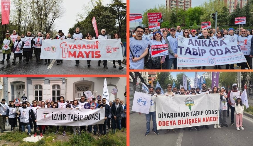 1 Mayıs’ta Yüz Binler Buluştu: “Emeğin Hakkı, Adalet, Barış ve Demokrasi İçin; Birleşelim, Değiştirelim!”